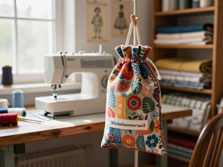 Wäscheklammersack nähen