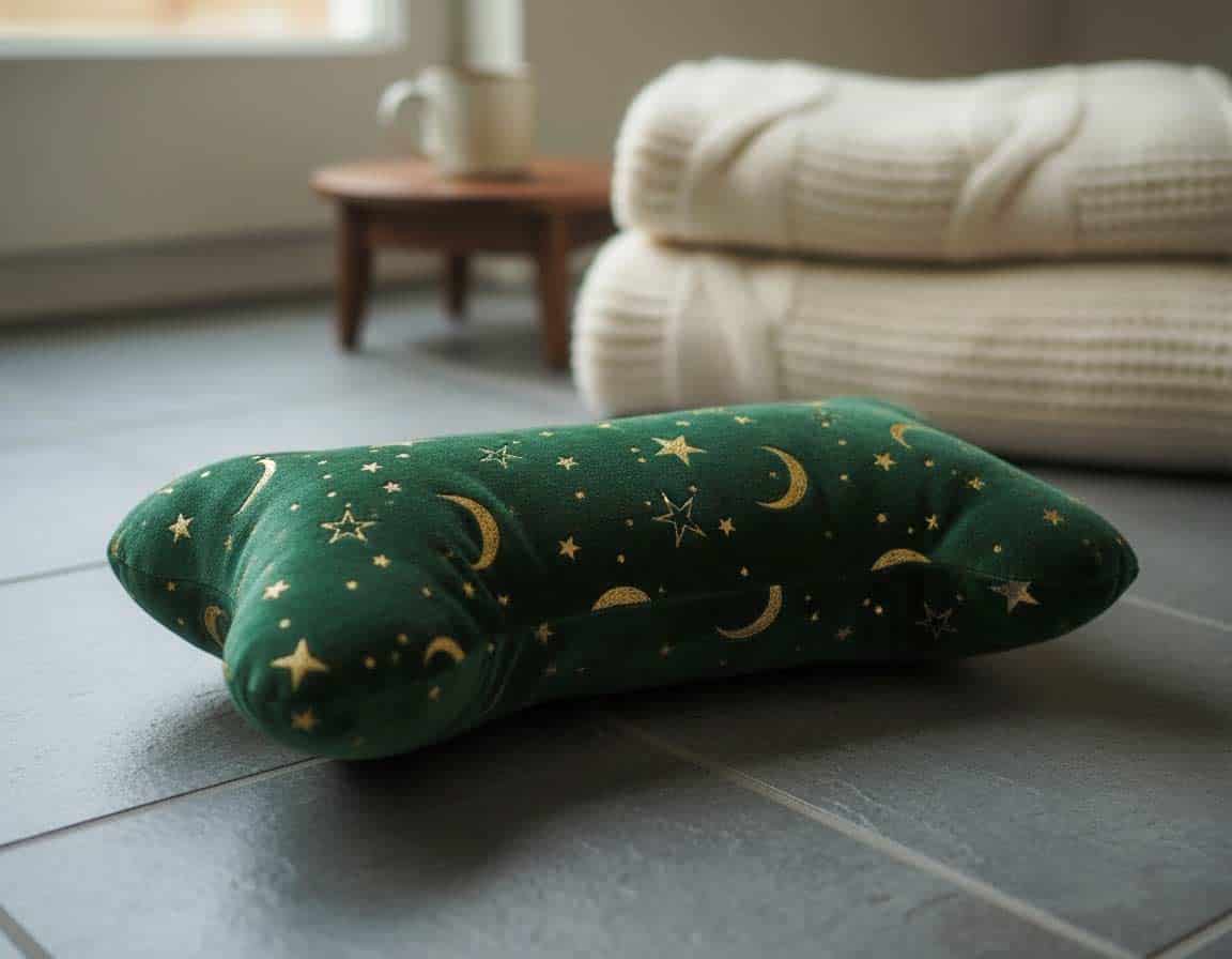 selbst genähtes Knochenkissen selbst genähtes Knochenkissen