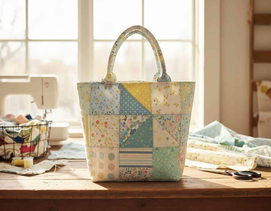 Patchwork Tasche selbst gemacht Patchwork Tasche selbst gemacht