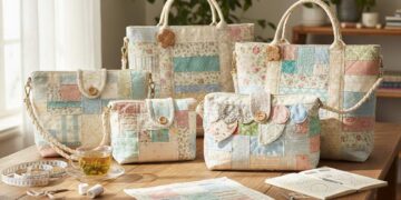Patchwork Taschen aus Stoffresten nähen