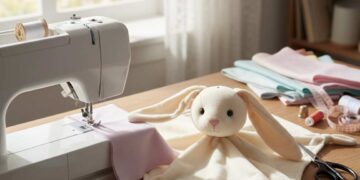 Schnuffeltuch mit Ohren nähen